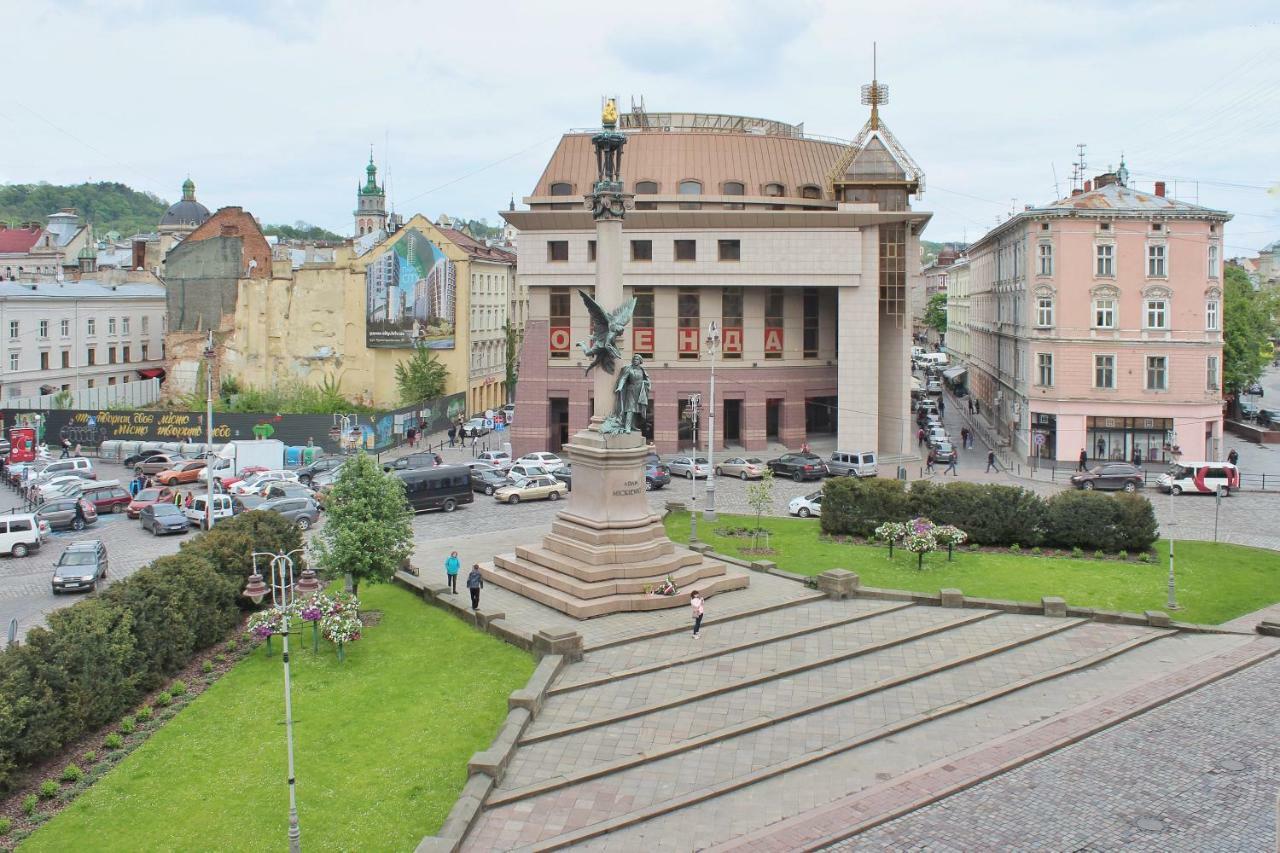 Квартира В Центрі Львова Вулиця Міцкевича 5, Простора З Гарним Видом На Місто Exterior foto